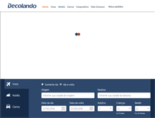 Tablet Screenshot of decolando.com.br